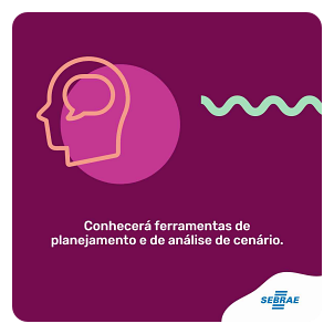 Conhecerá ferramentas de planejamento e de análise de cenário.