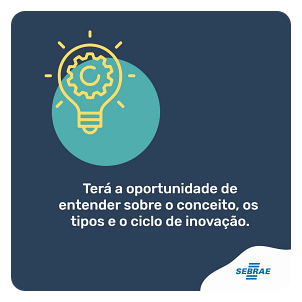 Terá a oportunidade de entender sobre o conceito, os tipos e o ciclo de inovação.