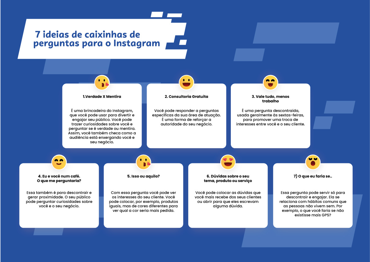 7 ideias para você usar na caixinha de perguntas do Instagram - Sebrae